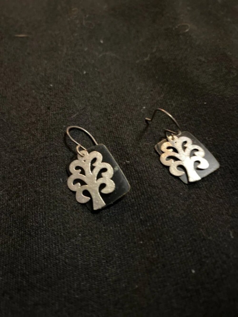 Tree earrings - Picture 2 of 2
